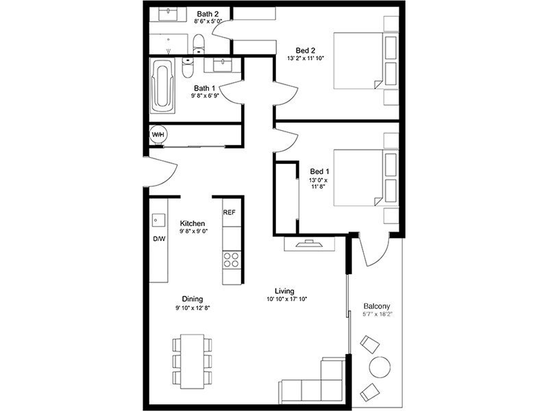 2 Bedroom A