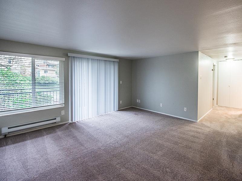 Family Room & Patio Entry View | The Magnolia Apartments