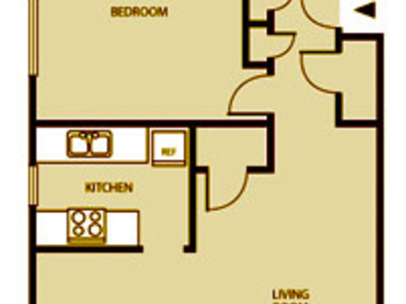 1 Bedroom 690