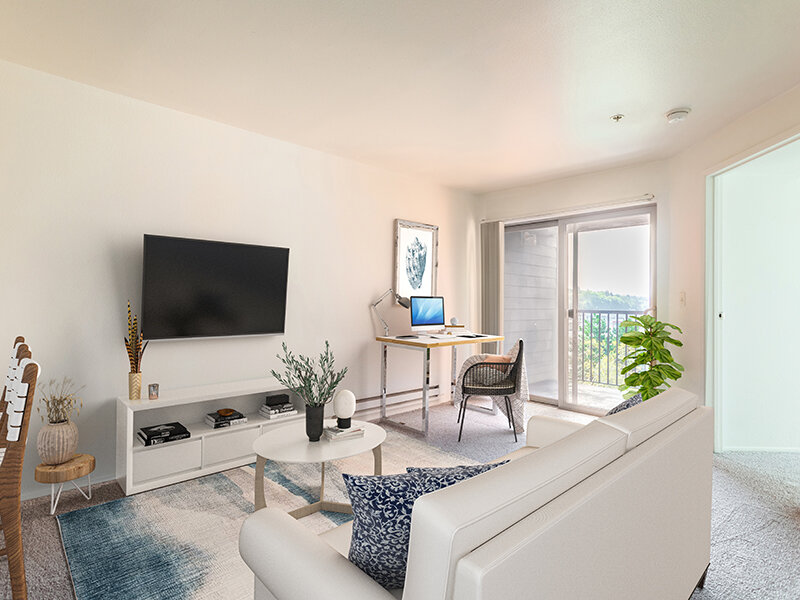 Living Room | Metropolitan Park Apartments