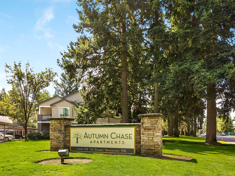 Autumn Chase Sign | Autumn Chase Apartments in Vancouver, WA