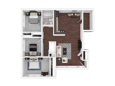 AM-3A floor plan at Helena Properties in Helena, MT