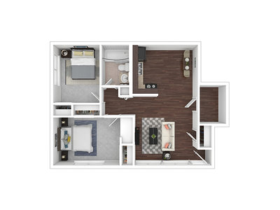 AM-2A floor plan at Helena Properties in Helena, MT