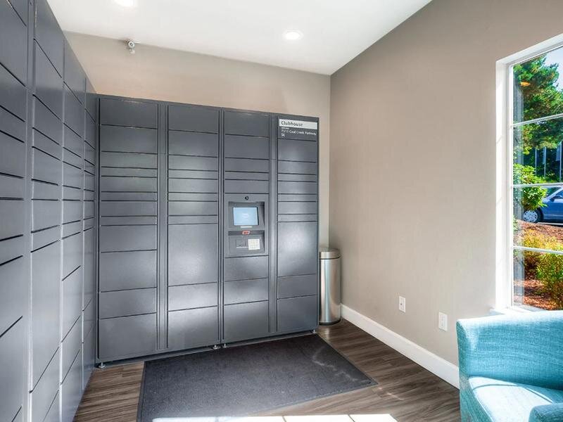 Amazon Hub Lockers | Newport Crossing Apts in Newcastle, WA