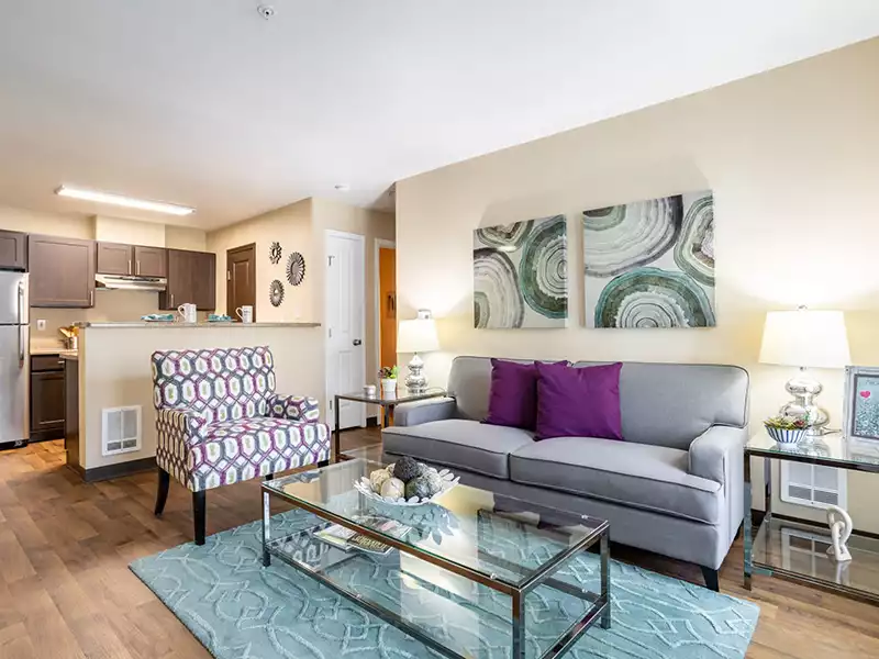 Living Room | Pebble Cove Apartment Photos in Renton, WA