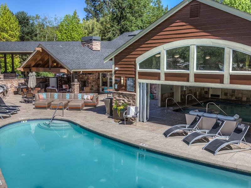 Clubhouse & Pool | The Preserve at Forbes Creek