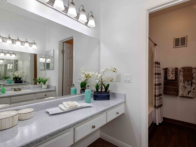 Bathroom Vanity | Portola West Vegas Apartments in Las Vegas, NV
