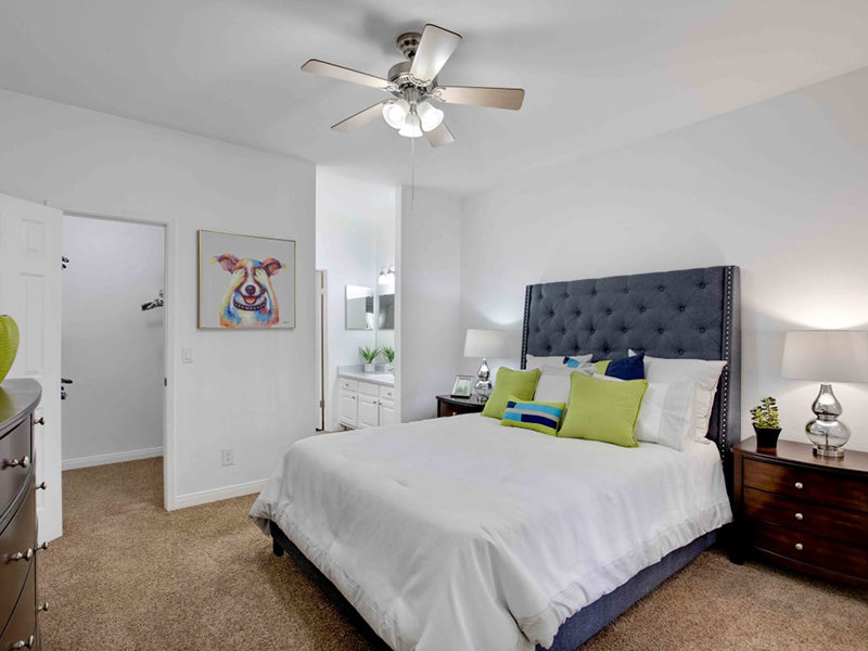 Bedroom with En Suite Bathroom | Portola West Vegas Apartments in Las Vegas, NV