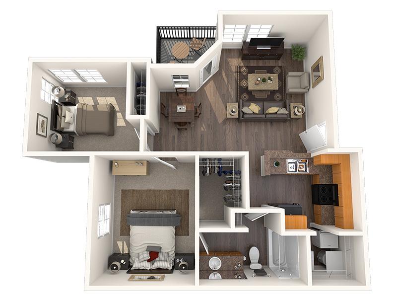 View floor plan image of The Iris apartment available now