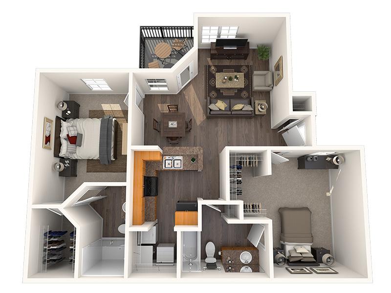 View floor plan image of The Orchid apartment available now