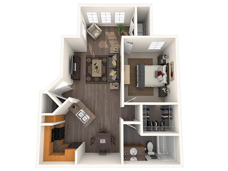 View floor plan image of The Rose apartment available now