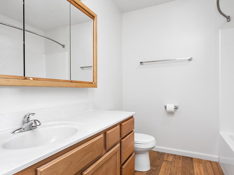 Bathroom | Kimber Green Apartments in Evansville, IN