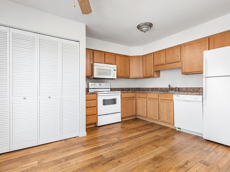 Spacious Kitchen | Kimber Green Apartments in Evansville, IN