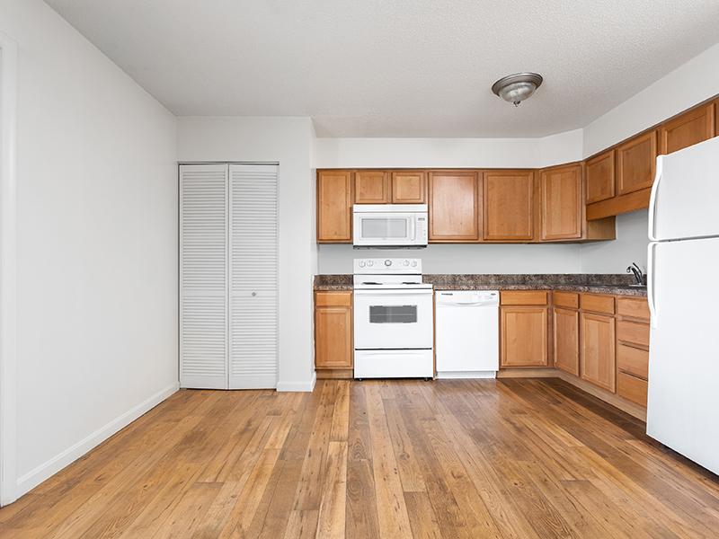 Kitchen and Dining | Kimber Green Apartments in Evansville, IN