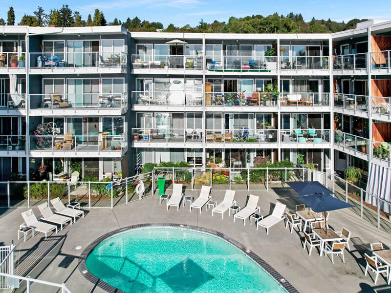 Building Exterior | Lakefront on Washington Apartments in Seattle, WA