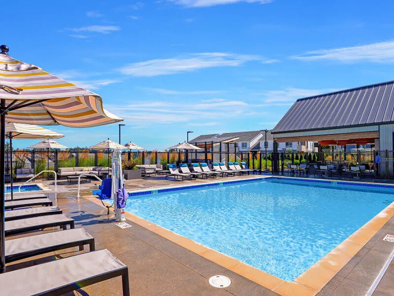 Outdoor Pool | Ambrose Apartments in Bremerton, WA