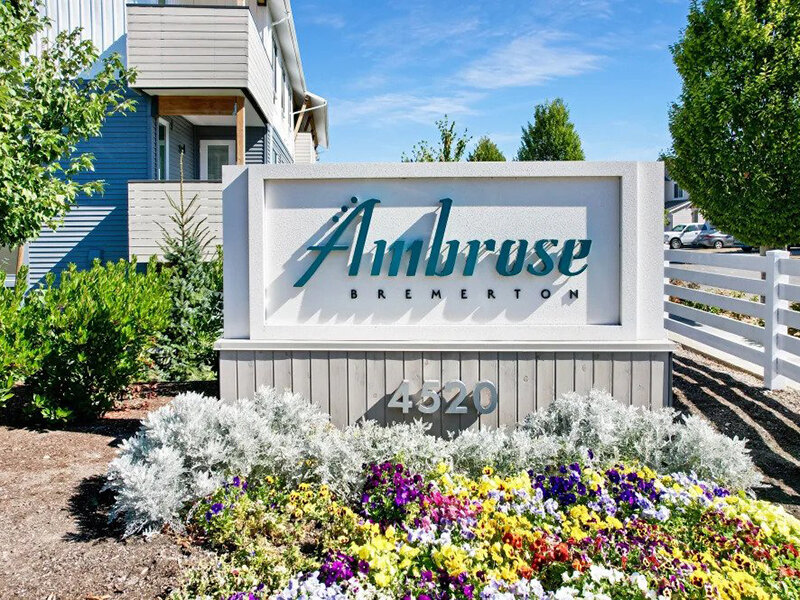 Ambrose Sign | Ambrose Apartments in Bremerton, WA