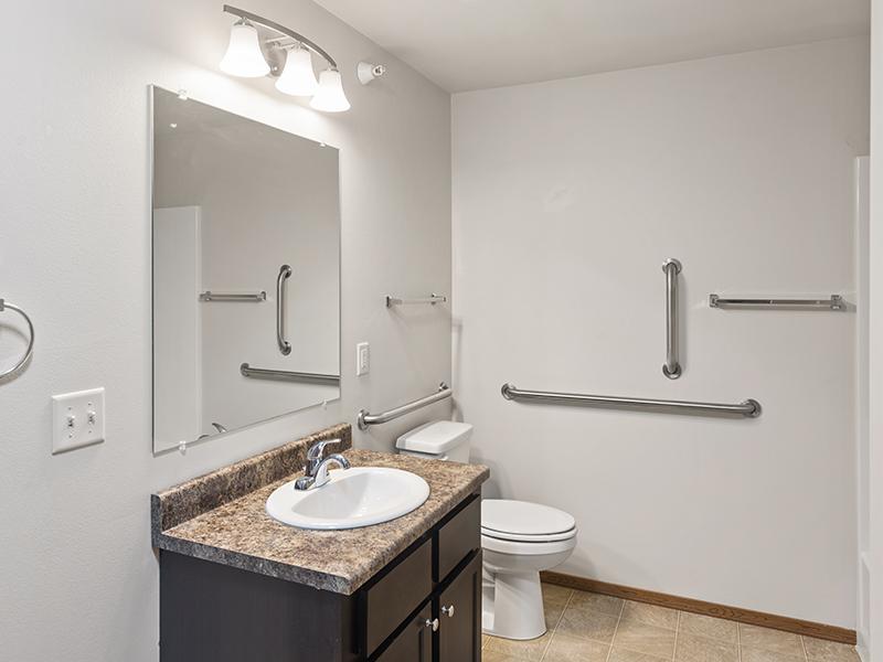 Bathroom | Dakota Pointe Apartments in Sioux Falls, SD