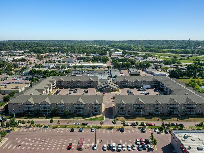 Aerial View of Property | Dakota Pointe Apartments in Sioux Falls, SD