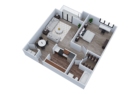 Floorplan for Avantus Apartments