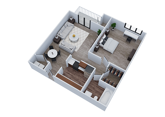 Floorplan for Avantus Apartments