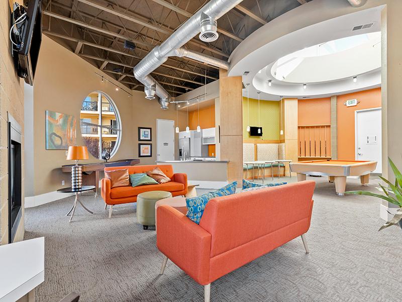 Lounge | Avantus Central Park Apartments in Denver