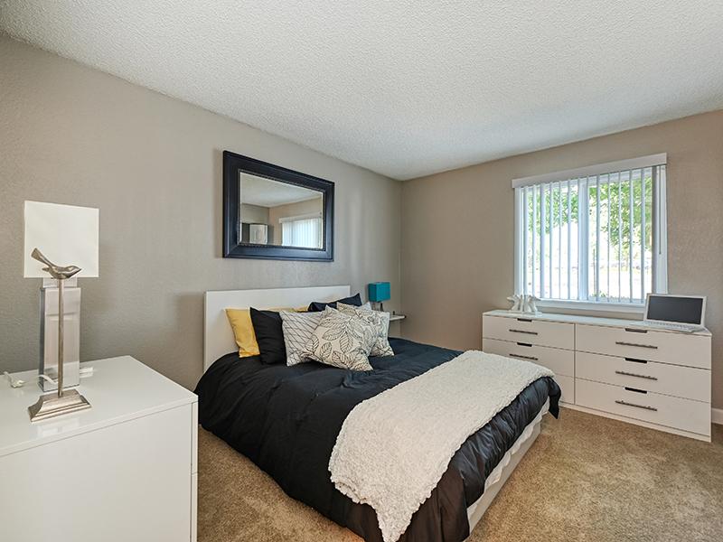 Bedroom 1 | The Crossing at Wyndham Apartments in Sacramento, CA