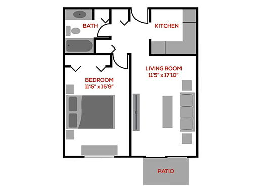 Beech Grove Apartments Floorplan