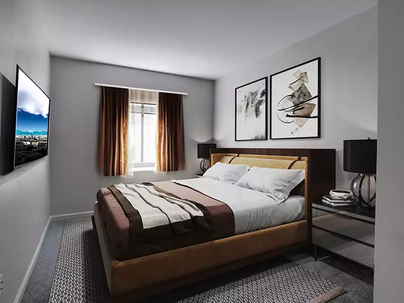 Model Bedroom | Monte Vista Senior Apartments