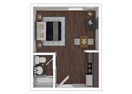 The Rubix Apartments Floorplan Image