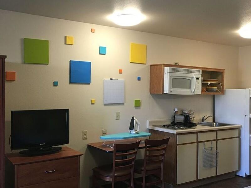 Kitchen and Desk | The Rubix Apartments