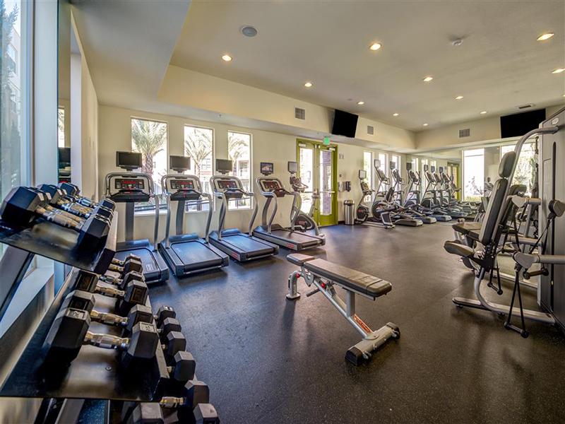 Fitness Center Equipment | Monterey Station Apartments in Pomona, CA