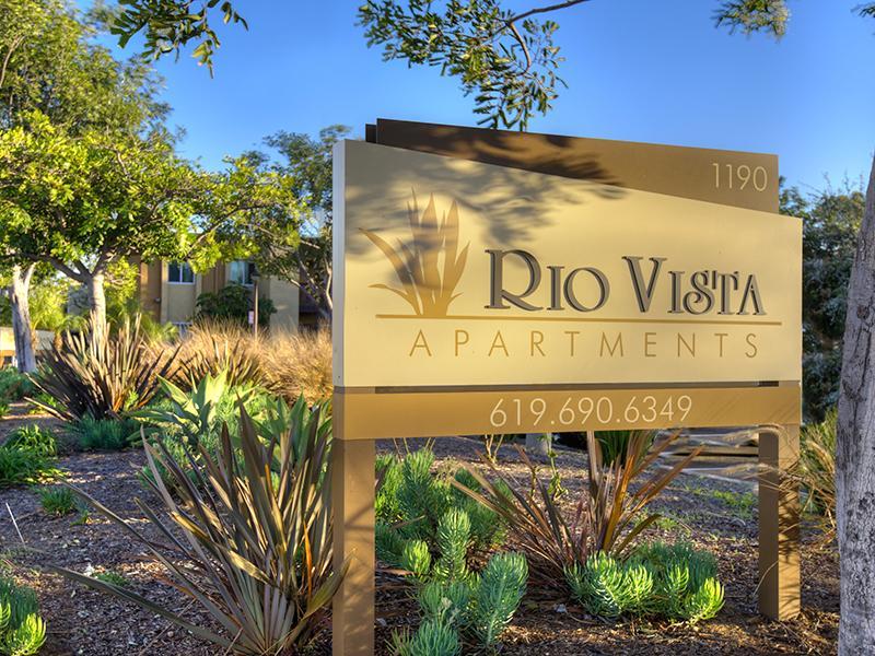 Monument Sign | Rio Vista Apartments in San Ysidro, CA