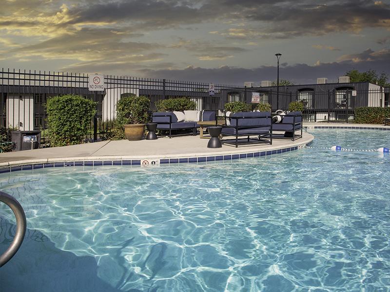 Shimmering Pool | Lookout Pointe Apartments in Provo, UT