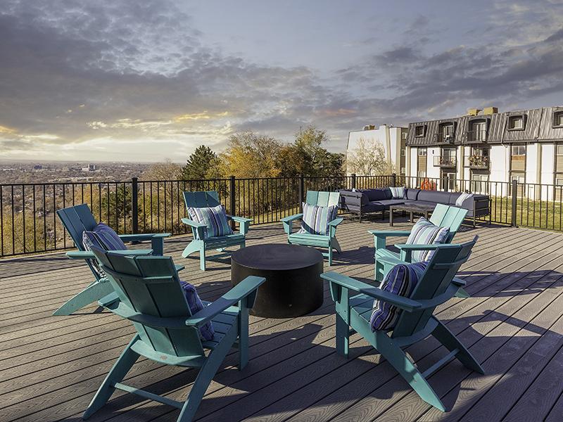 Community Patio | Lookout Pointe Apartments in Provo, UT