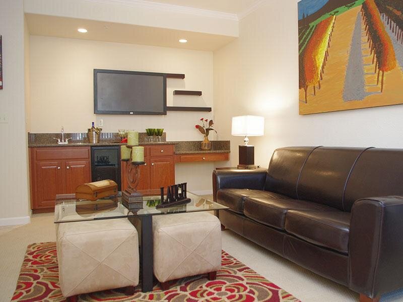 Living Room | Townhomes Napa, CA