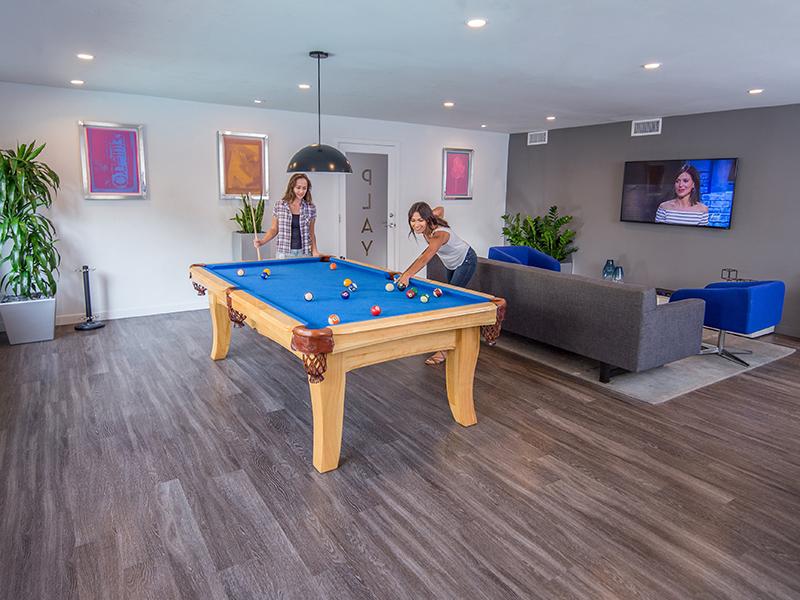Pool Table | The Heights on Superior Apartments in Northridge, CA