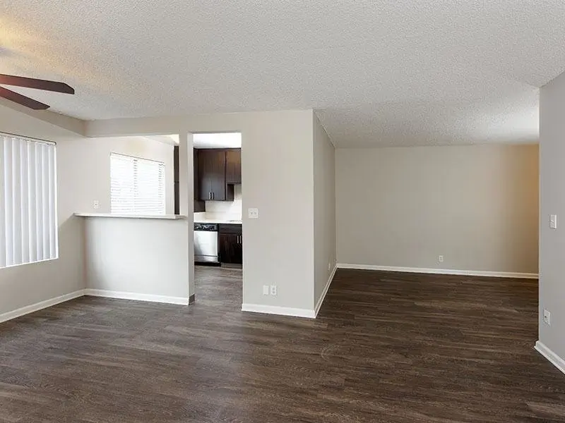 Living Room - The Square Apartments - Downey, CA