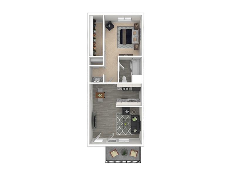 View floor plan image of Powell Renovated apartment available now