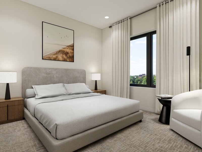 Spacious Bedroom | Lotus Republic Apartments