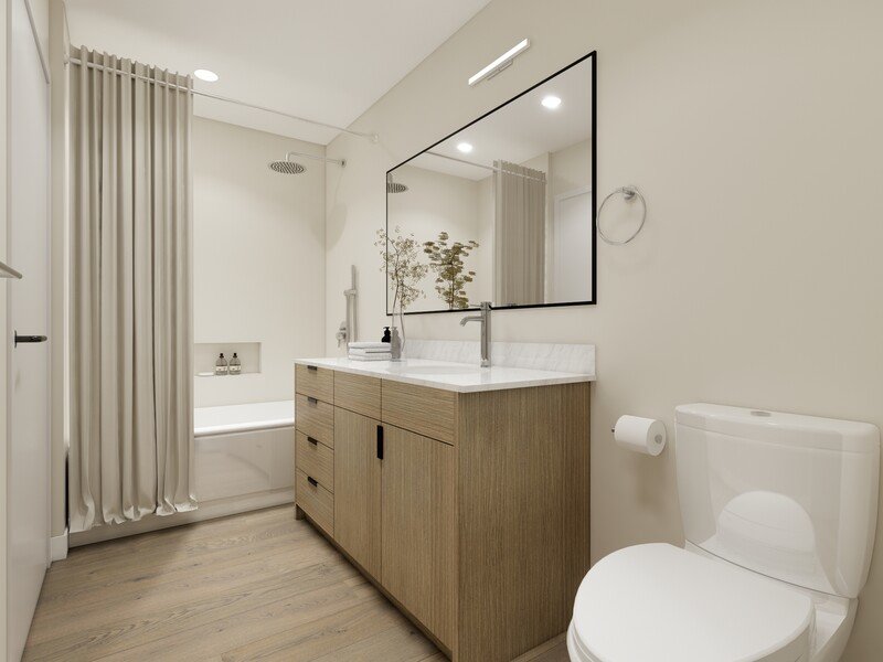 Apartment Bathroom | Lotus Republic Apartments
