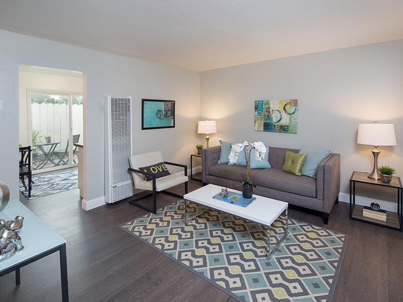 Living Room | Greenleaf Apartments in Hayward, CA
