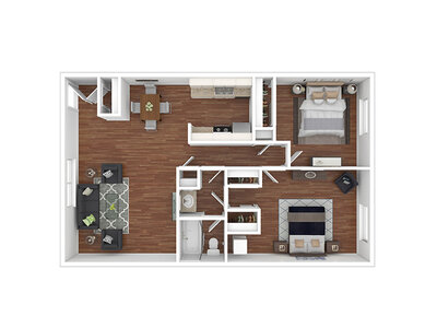 B1-G floor plan at The Rambler in Denver, CO