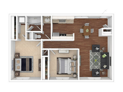 B1 floor plan at The Rambler in Denver, CO