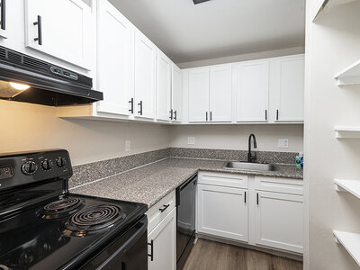 Upgraded Kitchen with Modern Finishes | The Rambler Apartments in Denver, Colorado