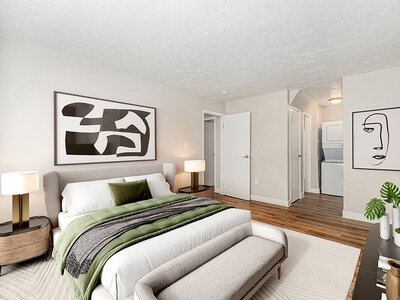 Bedroom | The Rambler Apartments in Denver, CO