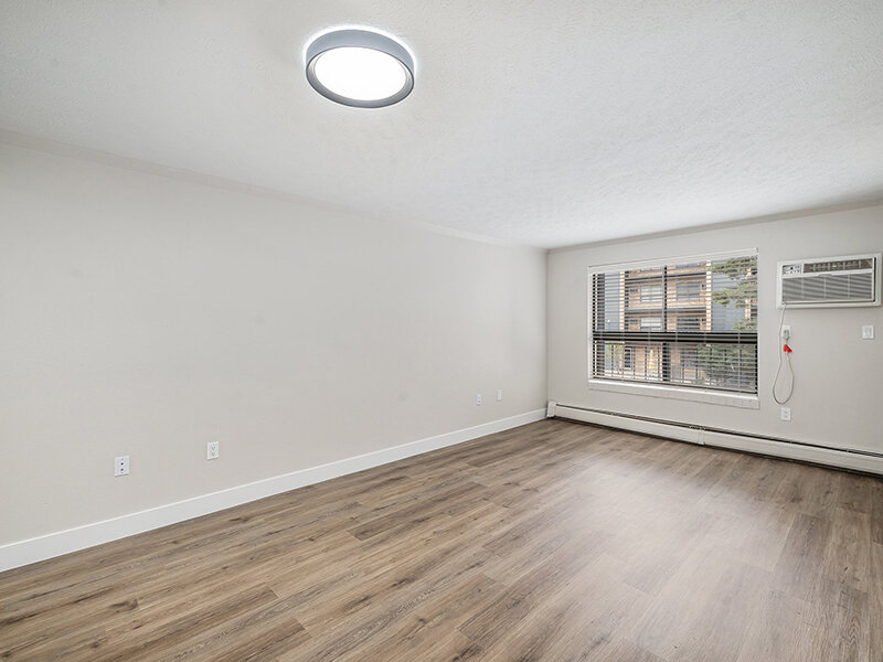Living Room with Large Windows | The Atrii Apartments