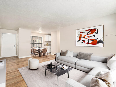 Front Room | The Rambler Apartments in Denver, CO