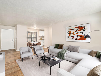 Living Room | The Rambler Apartments in Denver, CO