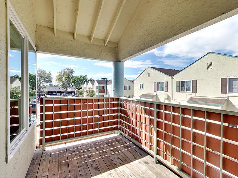 Balcony | Hampshire Apartments in Redwood City, CA